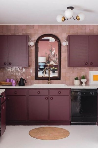 Rookwood Dard Red for Kitchen Cabinet Color