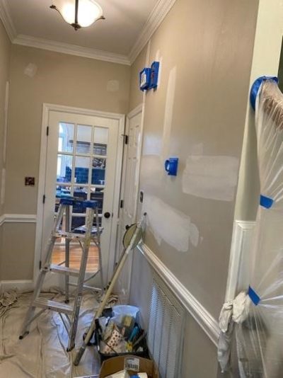 Inexperienced Painters sometimes provide inadequate surface preparation