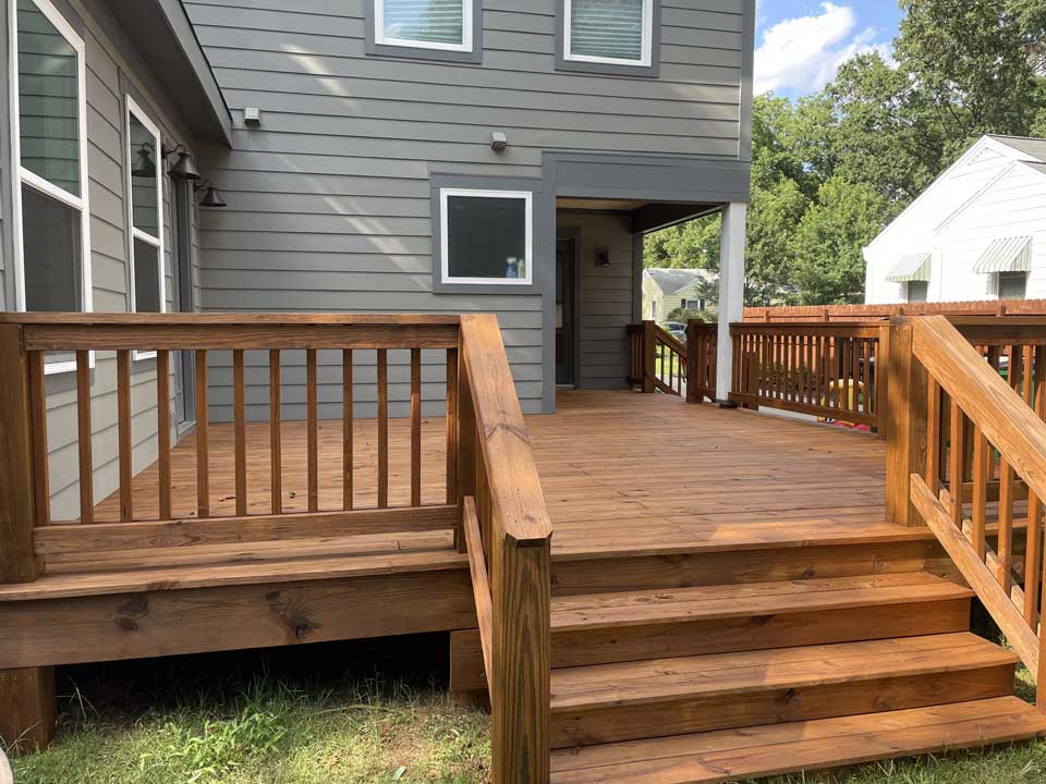 Recently-Stained-Deck-in-Charlotte Recently Stained Deck in Charlotte