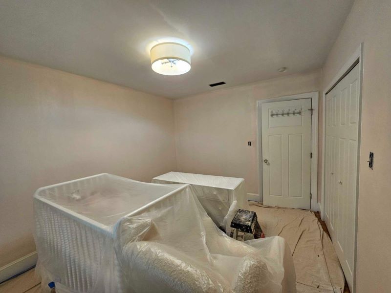 Step 1 - How professional painters start an interior painting job