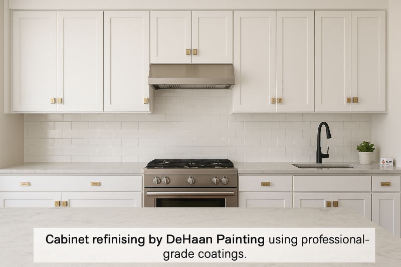 Best Cabinet Door Materials for Painting in Charlotte Image of clean modern refinished cabinets